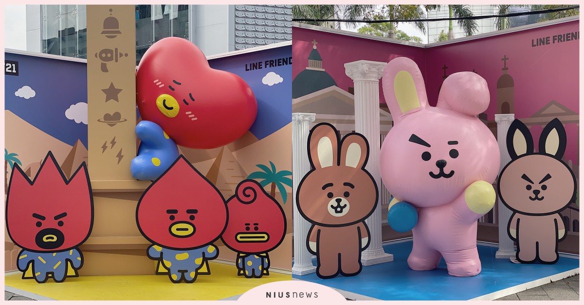 宇宙大明星「BT21」快閃登陸西門町！全部角色總動員，8個大型裝置必打卡 BT21、西門PLAY樂購町、西門町、KOYA、RJ、SHOOKY、MANG、CHIMMY、TATA、COOKY、VAN