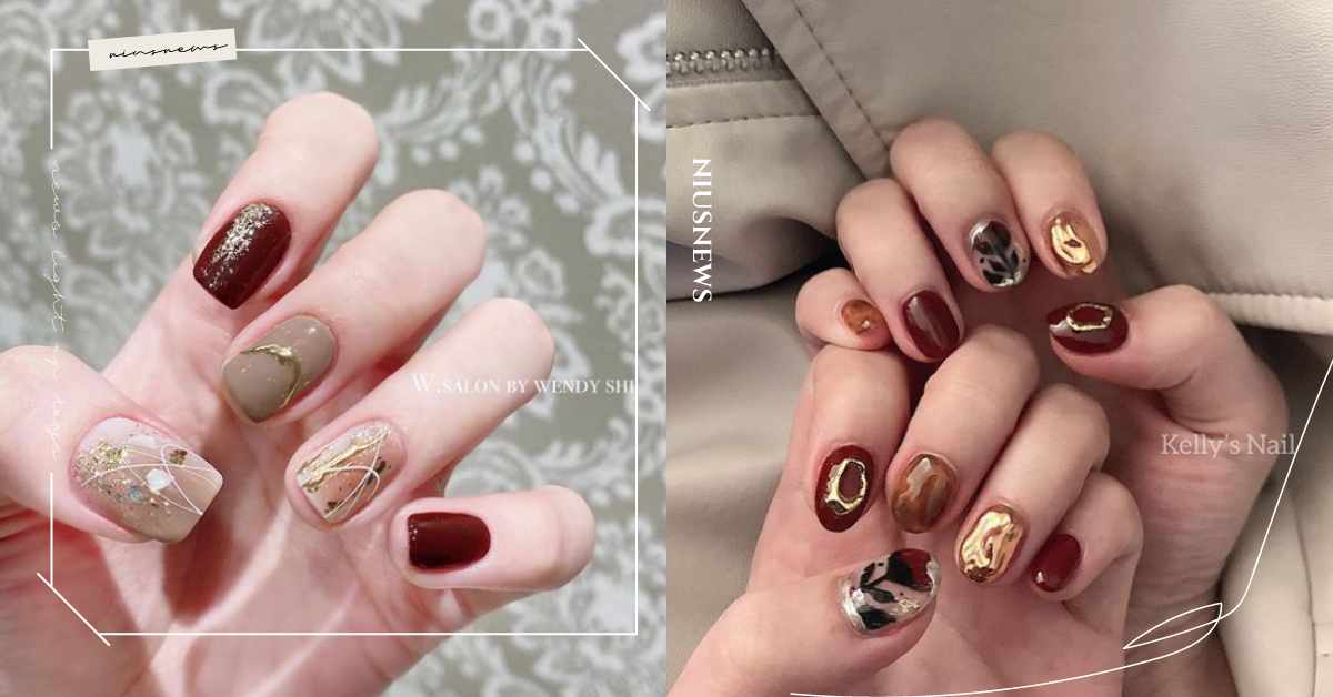 2021過年美甲圖鑑！12款紅色系美甲讓人選擇困難發作，俏皮麻將款太Ｑ啦 2021美甲、2021過年美甲、過年美甲、美甲、可愛美甲、名媛美甲、復古美甲