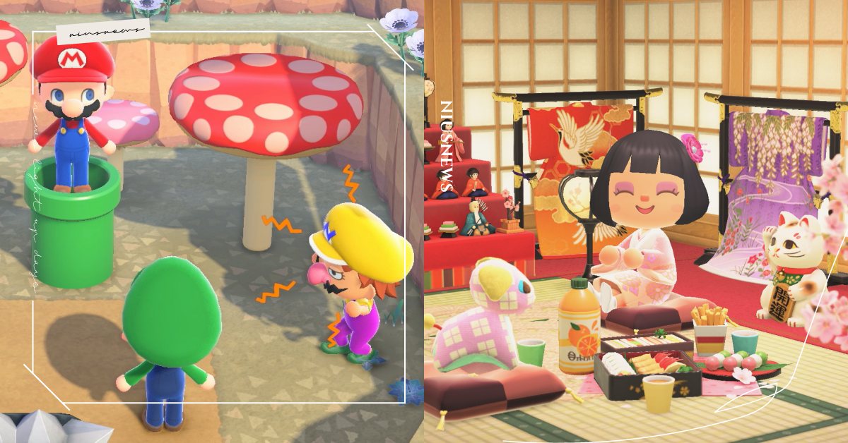 《動物森友會》超級瑪利歐兄弟主題週邊！用「水管」秒到島的另一邊、限定塗鴉牆免費送 動物森友會、ACNH、Animal Crossing、超級瑪利歐兄弟35週年、瑪利歐