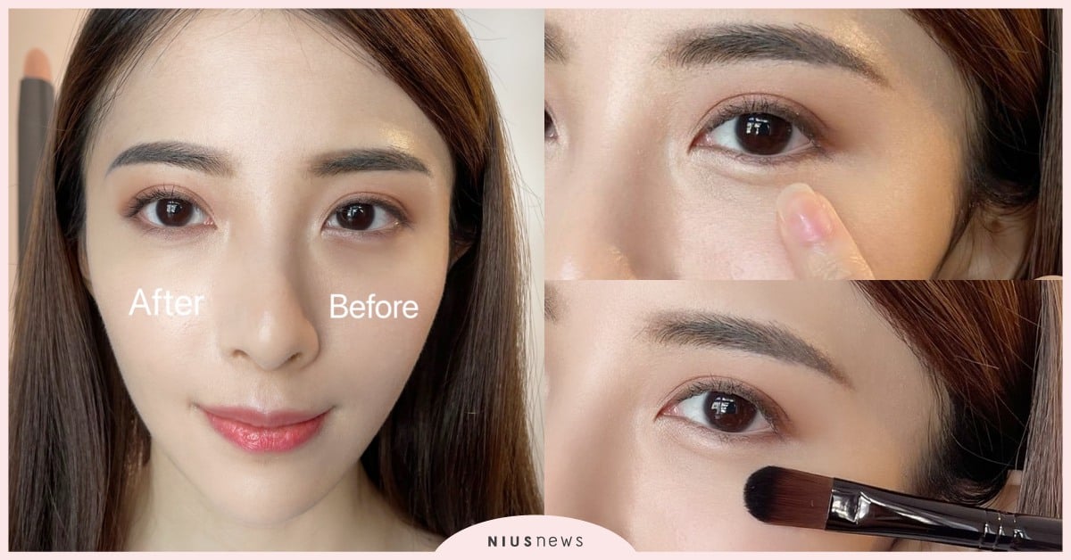 黑眼圈怎麼遮不顯髒？3個新手也學得會的「遮瑕技巧」跟著學，加碼好評遮瑕膏推薦 黑眼圈、彩妝師、遮瑕