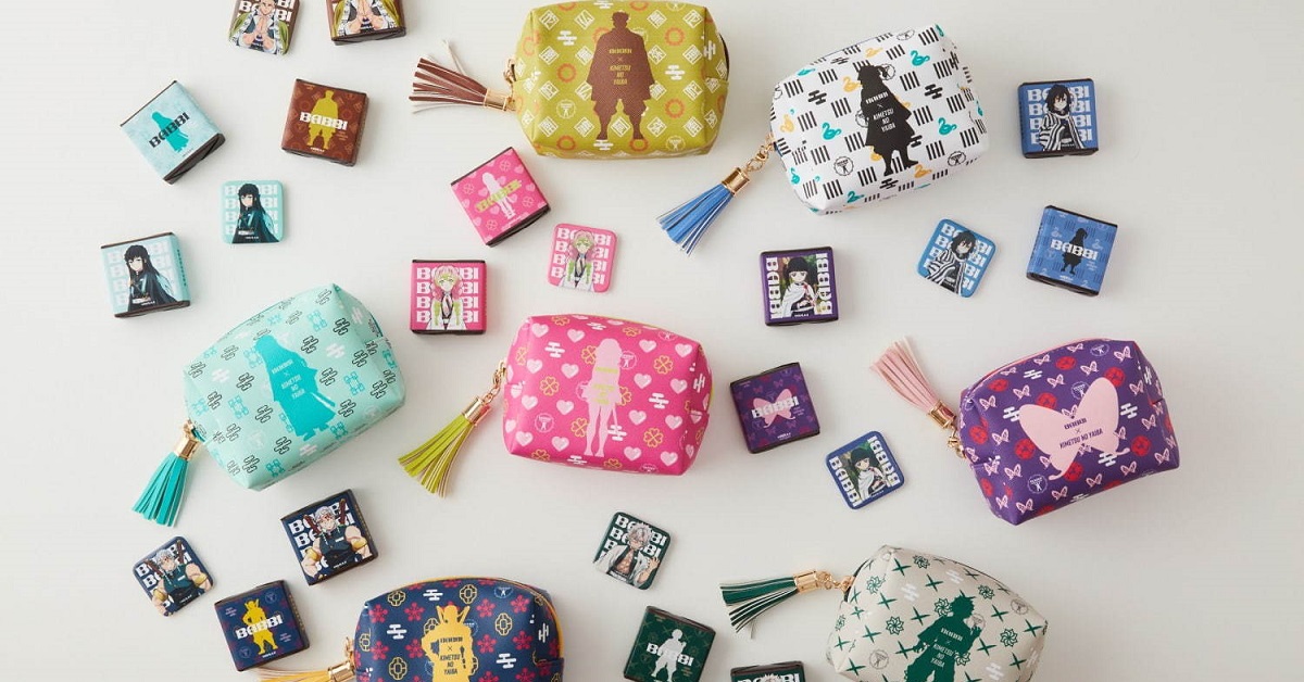用《鬼滅之刃》化妝包收納你的美妝小物！BABBI威化餅聯名限定組第2彈日本開搶 義大利威化餅、鬼滅之刃、白色情人節、巧克力、流行話題