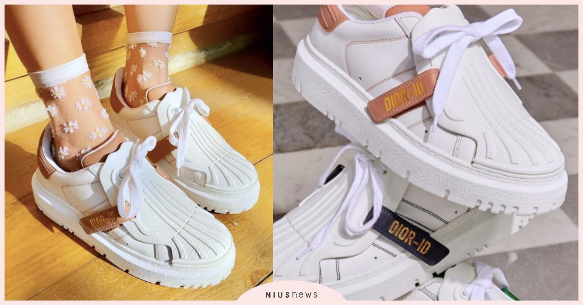 春夏爆款小白鞋是它！DIOR全新「Dior-ID」，復古鞋型、燙金皮標細節超多！ DIOR、小白鞋、Dior-ID、復古休閒鞋