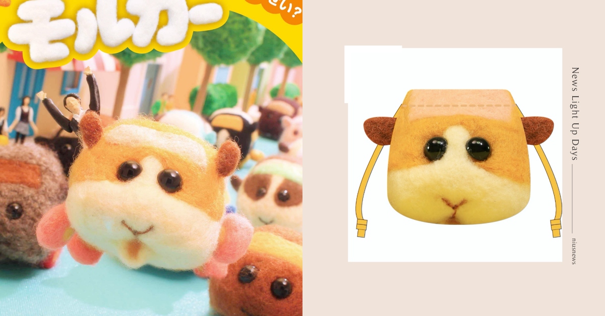 《天竺鼠車車》周邊第二彈登場！超Q絨毛束口袋引話題，一拉鼠鼠秒變驚恐臉 天竺鼠車車、pui pui天竺鼠車車、動漫、周邊、娃娃、商品天竺鼠車車、束口袋