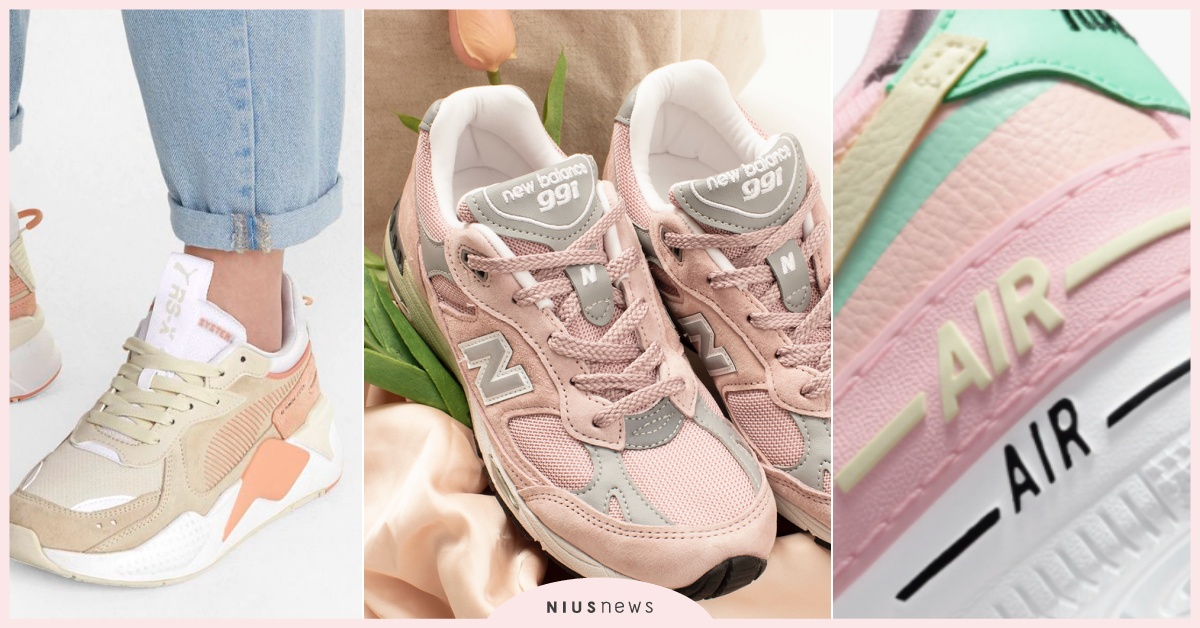 2021春夏「10雙櫻花粉球鞋」盤點！FILA＆NIKE一踏上變身最甜小姊姊 2021球鞋推薦、櫻花球鞋、春季球鞋、FILA、老爹鞋推薦、VANS、adidas、CONVERSE、ASICS、粉紅球鞋推薦