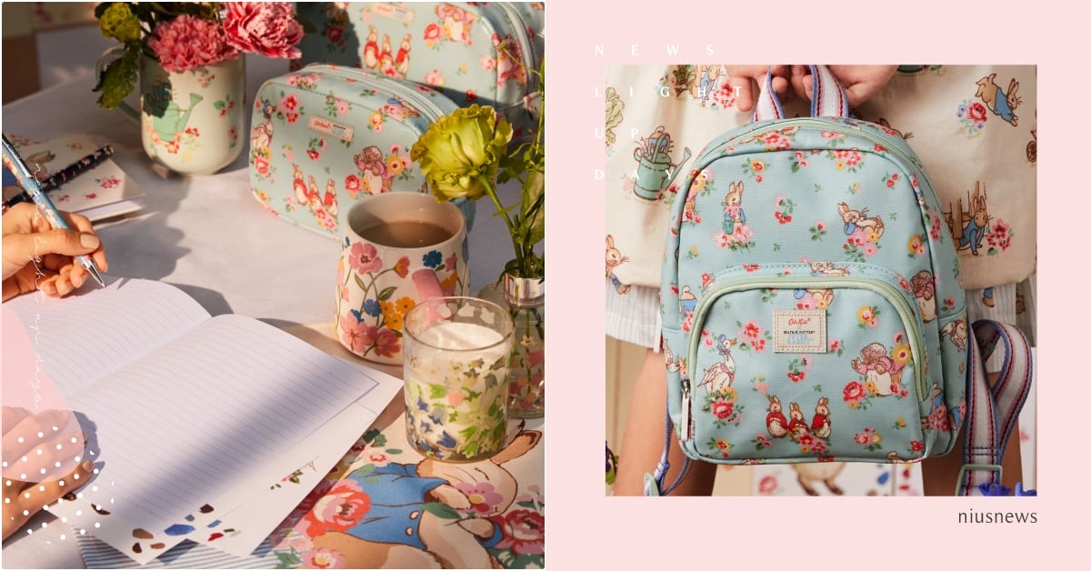 美炸！Cath Kidston×《比得兔》夢幻繪本聯名雜貨台灣開賣，兔兔揪團出沒 Cath Kidston、Cath Kidston聯名、比得兔聯名、比得兔繪本、聯名雜貨、聯名服飾、聯名童裝