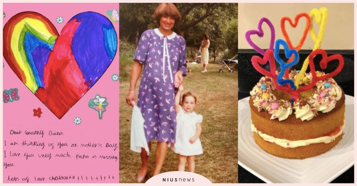 凱特王妃超Q童年照曝光！喬治、路易、夏綠蒂手作卡片、蛋糕送黛妃「爸爸很想妳」 凱特王妃、英國王室、黛安娜王妃、母親節