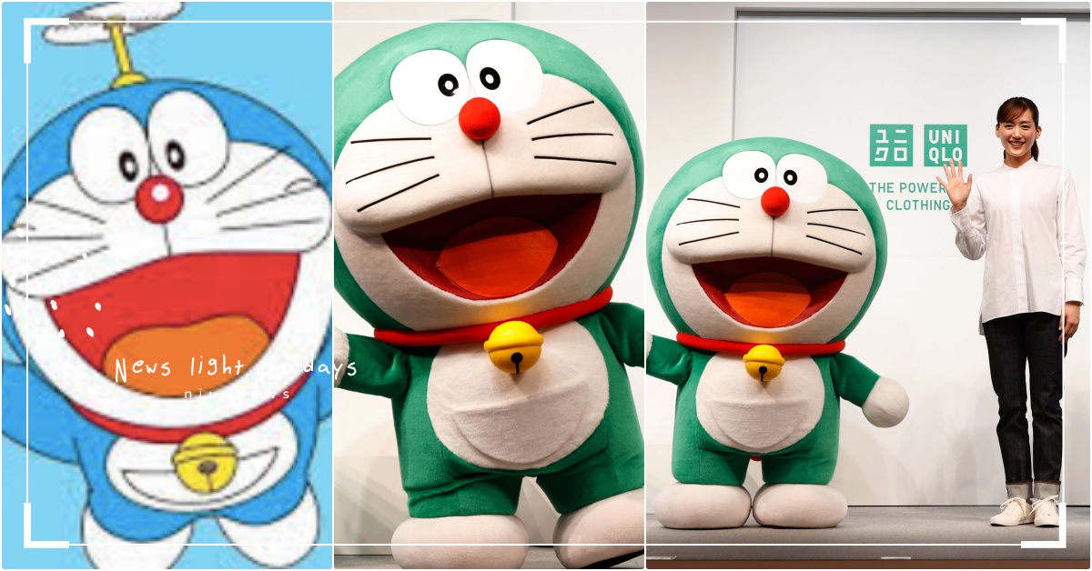 哆啦A夢變綠了！UNIQLO史上最萌代言大使「機器貓」公開，網許願：拿出百寶袋 哆啦A夢、哆啦A夢代言、UNIQLO、UNIQLO全球大使、機器貓、哆啦A夢全球大使、日本服飾品牌推薦