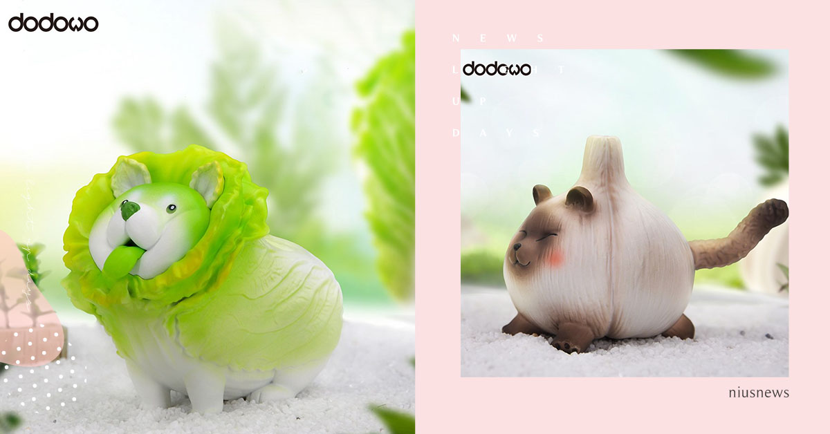 《蔬菜精靈》白菜柴、菇菇柴、大蒜喵成功變超Q公仔！網：有出香菜精靈我一定吃爆 公仔、可愛、蔬菜、挑食、ぽん吉、朵朵窩