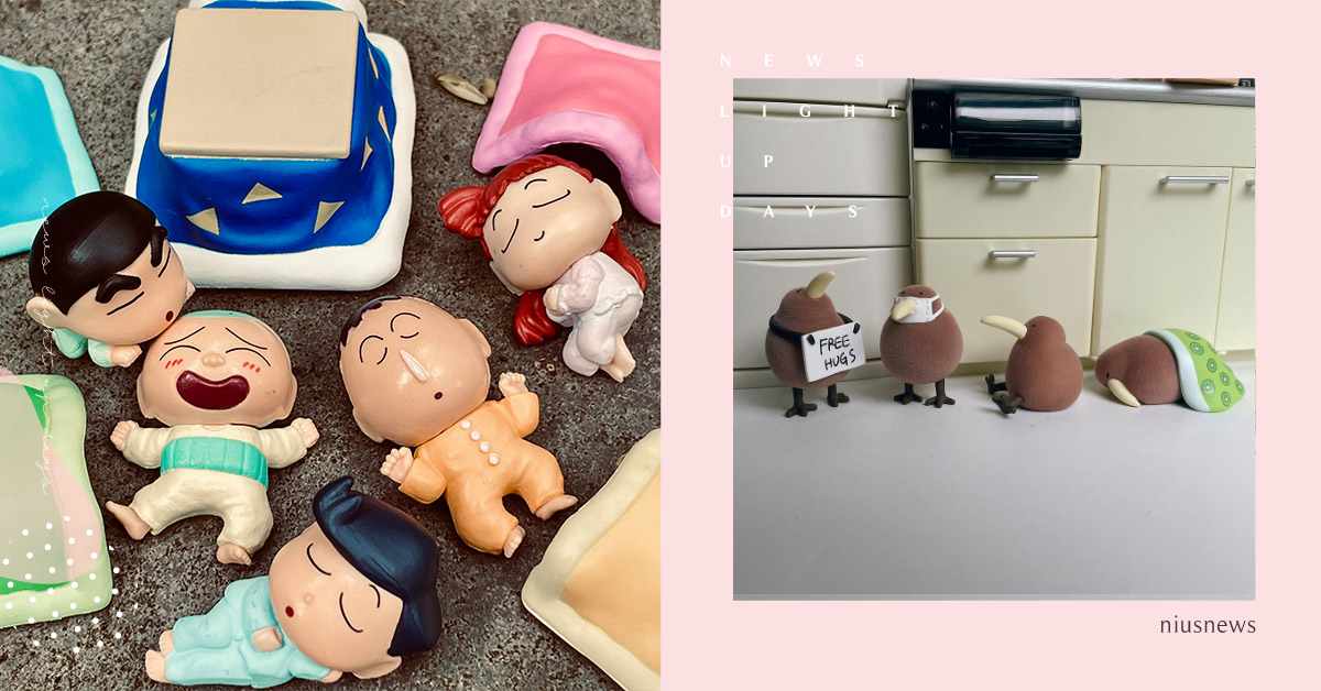 三款療癒扭蛋開箱！幫蠟筆小新和毛絨絨奇異鳥蓋小被被睡覺囉！| 打翻玩具箱 扭蛋、療癒、蠟筆小新、奇異鳥、狗狗