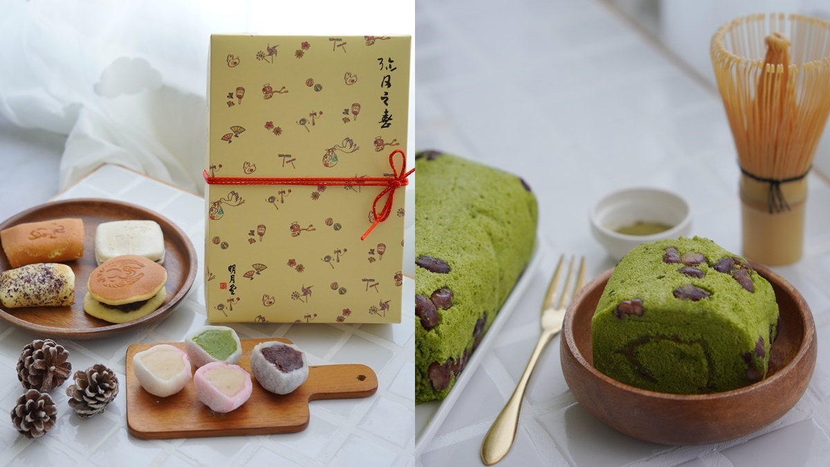 明月堂日式彌月禮盒，手工製作和菓子，質感很棒收到禮盒的人都覺得超體面的啦。 