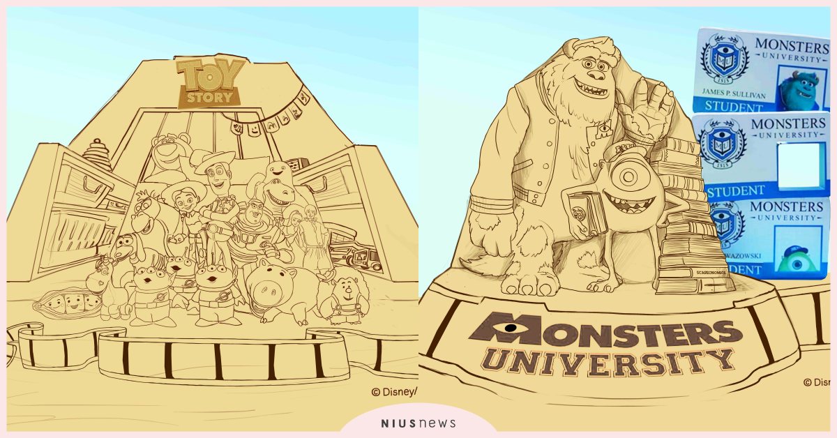 8公尺高《玩具總動員》黃金沙雕必拍！2021「福隆皮克斯沙雕季」中秋假期可愛開展 迪士尼、皮克斯、玩具總動員、巴斯光年、三眼怪、靈魂急轉彎、怪獸電力公司、汽車總動員