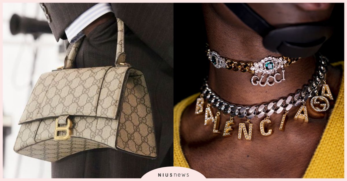 GUCCI×Balenciaga超強聯名單品曝光！沙漏包＋雙G設計、字母頸鏈必收 GUCCI、Balenciaga、聯名、沙漏包、賈姬包、100週年