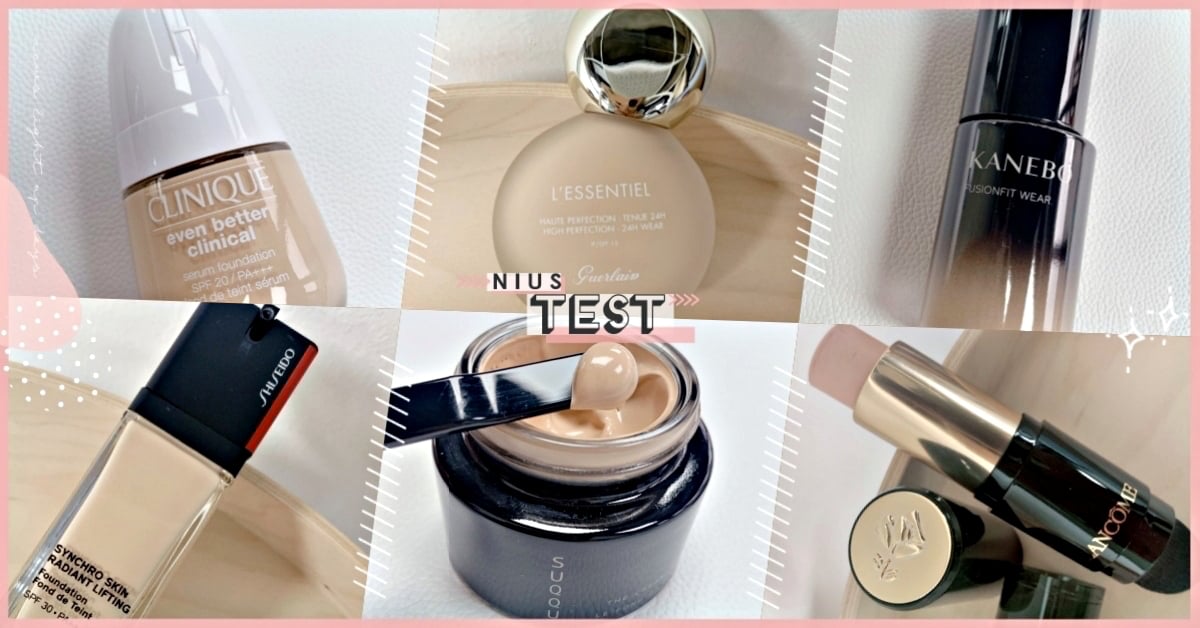 遮瑕膏先退下！彩妝師+編輯評測2021遮瑕最強6款「粉底」推薦，不厚重還很服貼 妞評比百科、粉底、粉底液、粉底霜、粉底棒、底妝、持久、不脫妝、保濕、潤色、遮瑕、服貼、人瑋、評測、評比