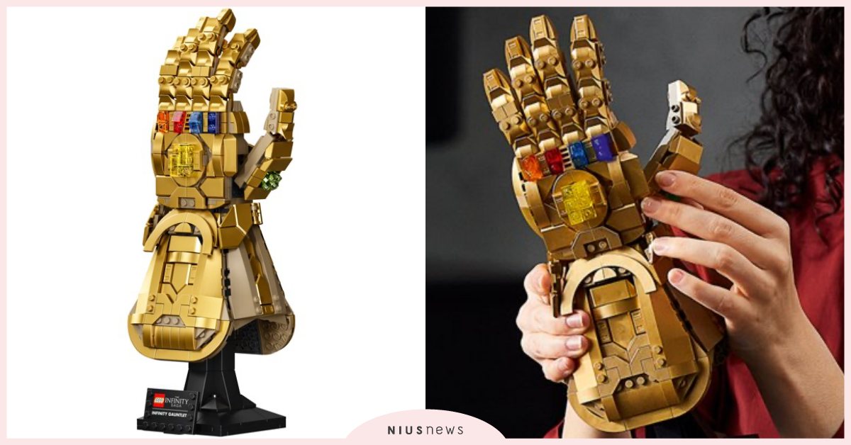 樂高推《復仇者聯盟》薩諾斯無限手套！金色積木精緻神還原、手指可做出「彈指攻擊」 樂高、LEGO、復仇者聯盟、薩諾斯、無限手套、彈指攻擊