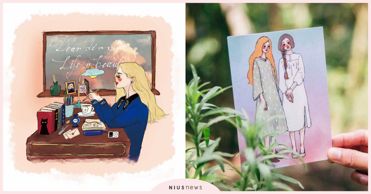 有溫度的穿搭插畫攻佔手帳控少女心！「甜蜜生活工作室」溫暖筆觸繪製女孩百種姿態 粉墨誌62、疫起幹大事、誠品生活expo、甜蜜生活La Dolce Vita、愛治文具房、文具、文創、插畫、藝術