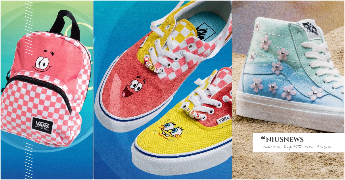 派大星後揹包！VANS ×《海綿寶寶》聯名台灣開賣，穿上「珊迪小花鞋」去比奇堡 海綿寶寶聯名、海綿寶寶鞋、派大星包、2021聯名鞋推薦、VANS、ABCMART、珊迪鞋、卡通聯名