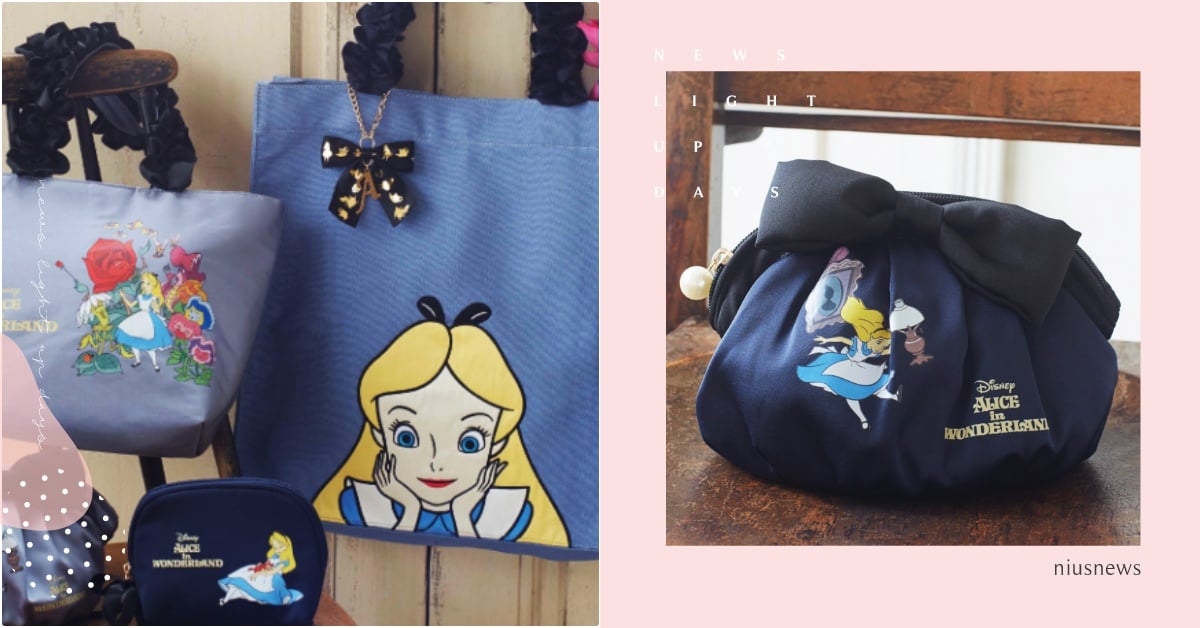 日牌迪士尼《愛麗絲夢遊仙境》聯名包「一咖裝進奇幻童話夢」！愛麗斯帆布袋超夢幻 愛麗絲夢遊仙境聯名、迪士尼聯名、愛麗絲夢遊仙境包、迪士尼童話、日本包包品牌推薦、Maison de FLEUR聯名