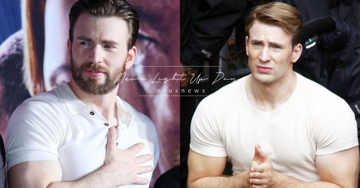 克里斯伊凡「名品胸肌＋太平洋寬肩」撐爆白T！全網戀愛：穿阿伯polo衫也超性感 克里斯伊凡、美國隊長、胸肌、太平洋寬肩、漫威