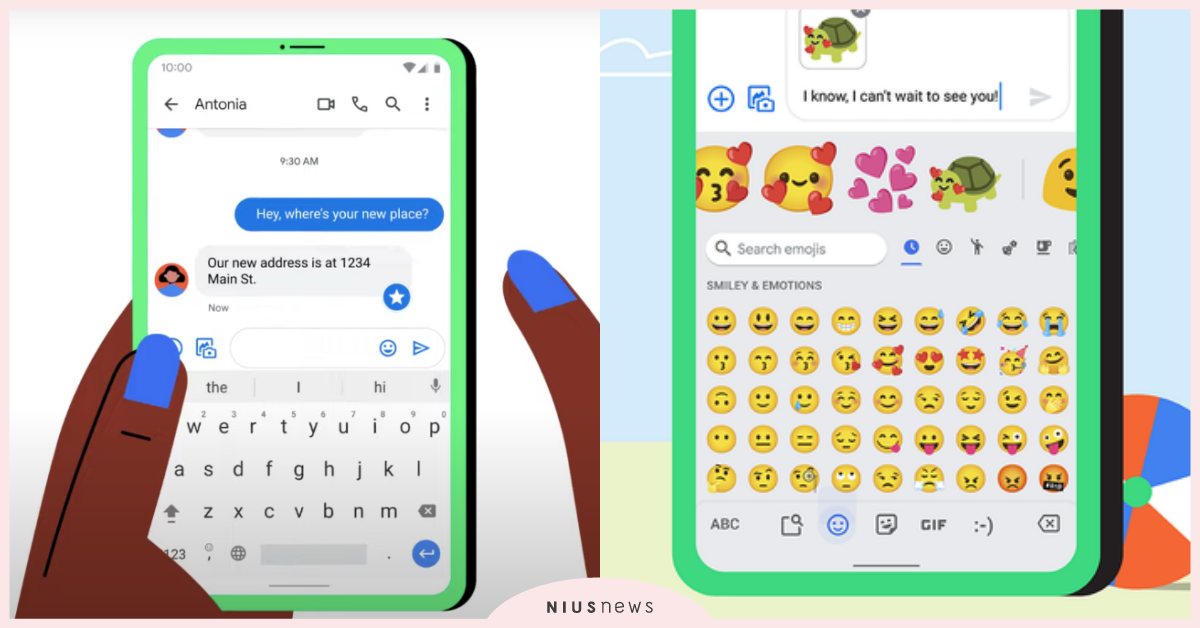 安卓系統6大新功能！簡訊重要內容標星號、推薦最佳表情符號、語音助理支援更多App Google、安卓、Android、簡訊、表情符號、Hey Google