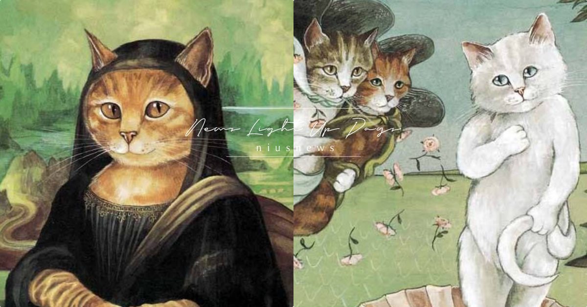 蒙娜麗貓的微笑！博客來「喵的變裝秀」開跑，世界級名畫大師作品集超值得收藏！ 書摘、博客來、排行榜、寫真書、貓奴、貓控、可愛寵物、疫情、排行榜、書單