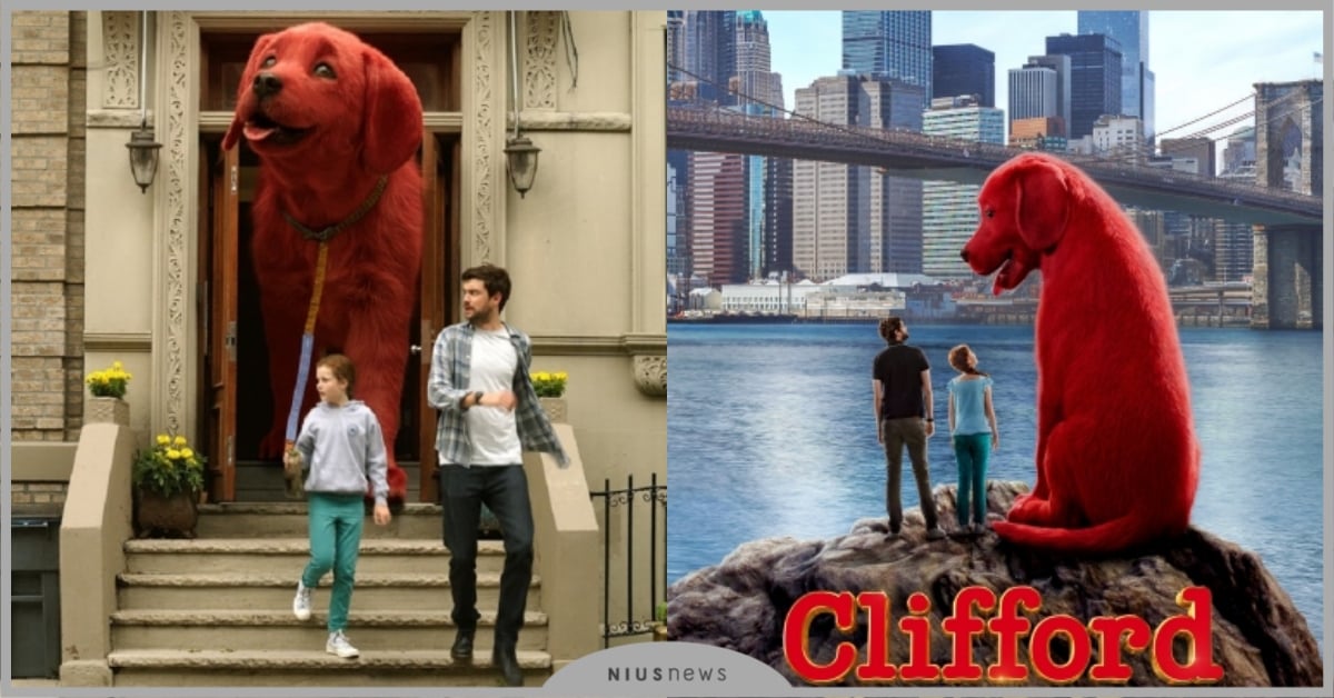 開到驚喜包！《大紅狗克里弗》小狗一夜長成「3公尺巨型犬」出門還得用貨車載 大紅狗克里弗、電影、大型犬、巨型犬、大紅狗