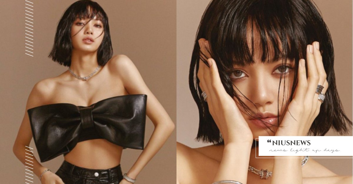 上身只穿蝴蝶結！人間芭比LISA最新封面照曝光，性感中空裝秒收600萬讚！ 人間芭比、LISA、BLACKPINK、寶格麗、BVLGARI