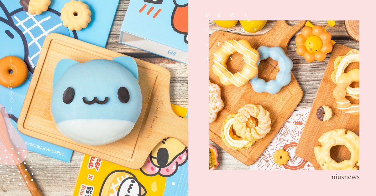「Mister Donut×貓貓蟲咖波」打造彈珠汽水甜甜圈！加碼4款周邊粉絲必收 Mister Donut、貓貓蟲咖波、甜甜圈、奶泡貓、小雞
