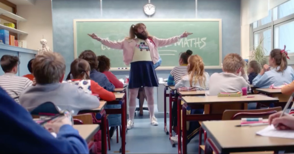 有老爸幫女兒考期末考，萬事ok啦！ 法國、漢堡王、漢堡、搞笑