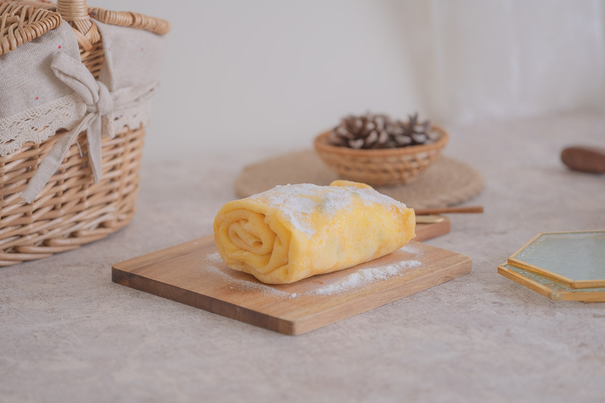 甜點食譜-平底鍋甜點毛巾捲，簡單上手好操作。 毛巾捲、料理、甜點