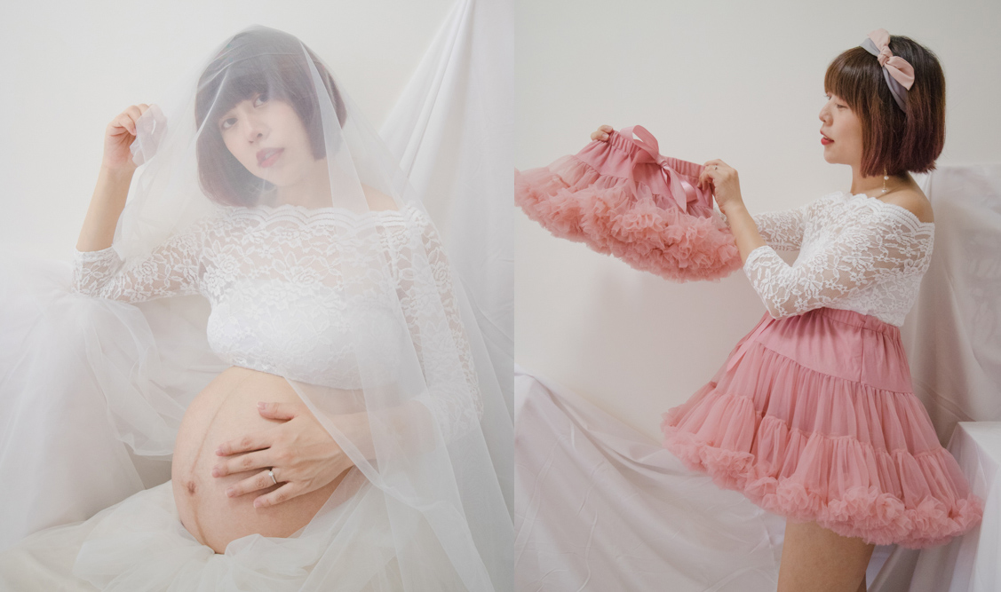 孕婦寫真自己拍！連換三套穿搭&自架腳架拍攝分享 孕婦寫真、孕婦穿搭、孕期寫真、孕期穿搭