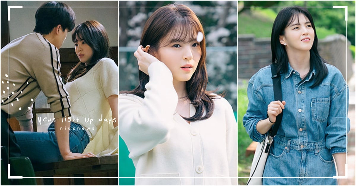 《無法抗拒的他》韓素希5個「娜比氛圍女神單品」，19禁推拉戰卻穿超清純針織衫 無法抗拒的他、韓素希穿搭、韓素希衣服、無法抗拒的他球鞋、韓星衣服推薦、韓劇穿搭、韓國小眾服裝品牌推薦、韓國設計師品牌