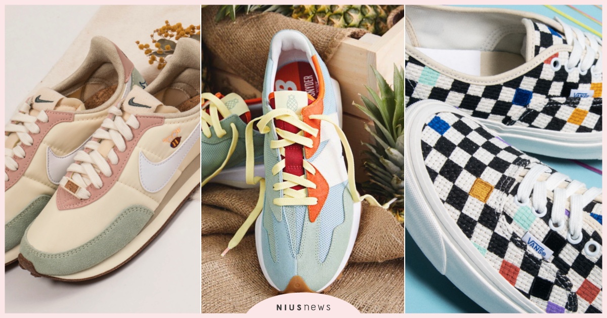 鳳梨NB327、NIKE小蜜蜂！2021夏「3雙超有梗刺繡球鞋」推薦，都藏小彩蛋 2021夏球鞋推薦、NB球鞋推薦、VANS球鞋推薦、NIKE球鞋推薦、刺繡球鞋、N字鞋327