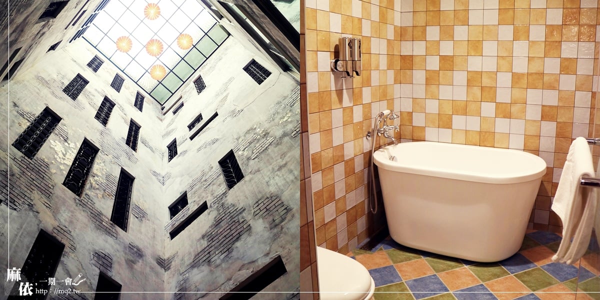 復古絕美天井、古老鐵花窗、令人懷念的舊時光，都在老公寓改建設計的莿桐花文創微旅！ 台中住宿、台中飯店、台中酒店、台中旅遊