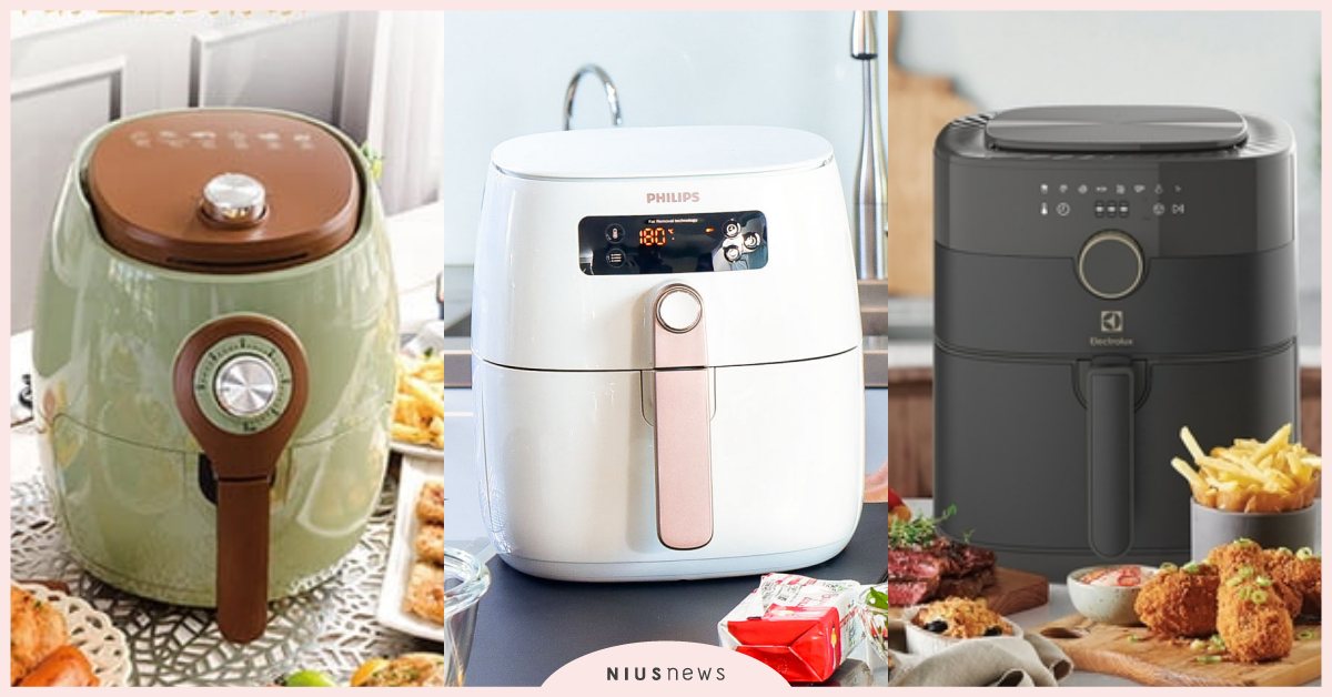 2021網友激推！5款「高顏值、高CP值」氣炸鍋，玫瑰金新色、復古造型通通有！ 高CP值、氣炸鍋、烹飪、小家電