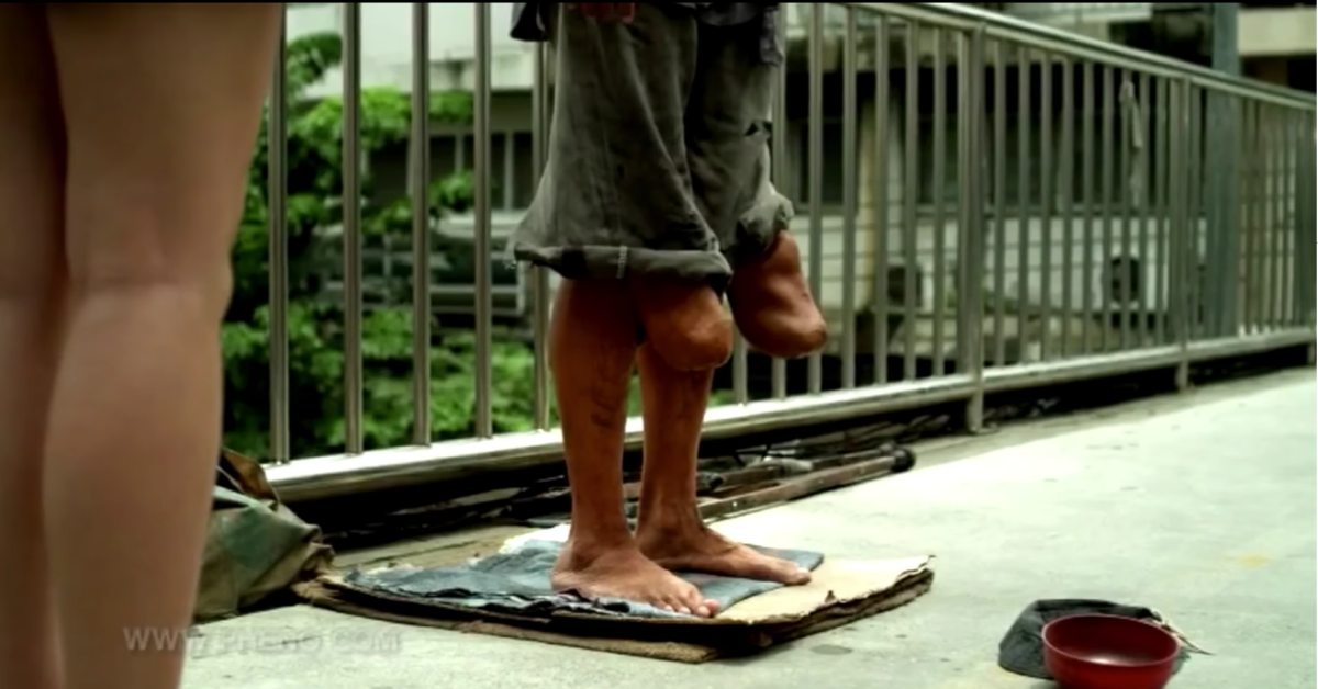 反轉結局超爆笑！泰國超創意乞丐短片，竟是「保養品」廣告 泰國、Sun Clara、保養品、搞笑