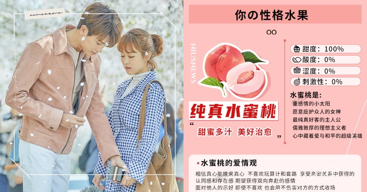 心理測驗「你的性格水果」爆紅！6題分析愛情＆事業觀，理想型與「不合拍對象」也能知 心理測驗、心測、你的性格水果、水果、愛情、愛情心測