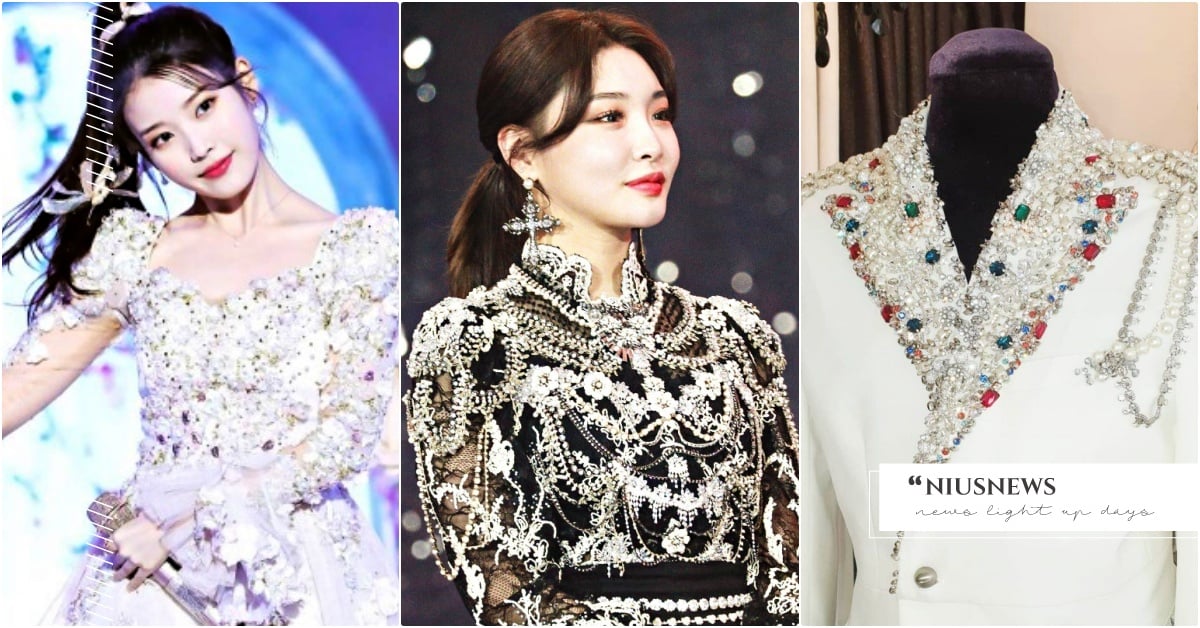 IU碎花洋裝＆防彈V西裝！造型師曝光「14套超華麗韓星服裝實品」，網熱議：超重吧 韓星服裝、韓星打歌服、韓星回歸、IUMV、IU洋裝、防彈少年團服裝、韓星頒獎典禮、韓星舞台服裝、韓國造型師