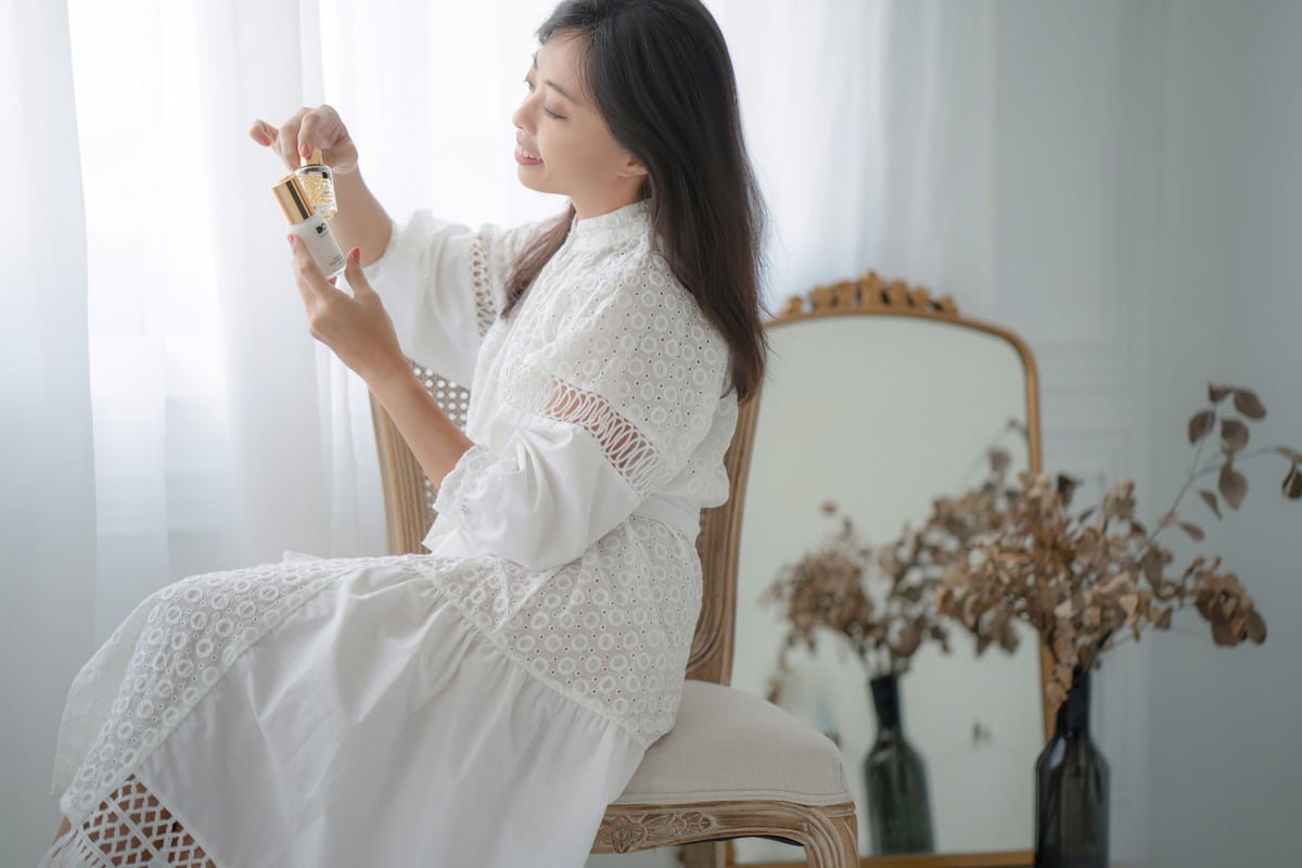 我的初老保養品． Double Doctor  保養、保養品、初老保養、金箔、金箔保養