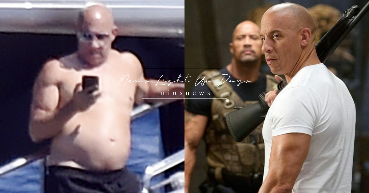 《玩命關頭9》馮迪索真實身材曝光！海邊戲水「大叔油肚」現形，網驚：唐老大變肚好大 玩命關頭9、馮迪索、唐老大、真實身材、曝光