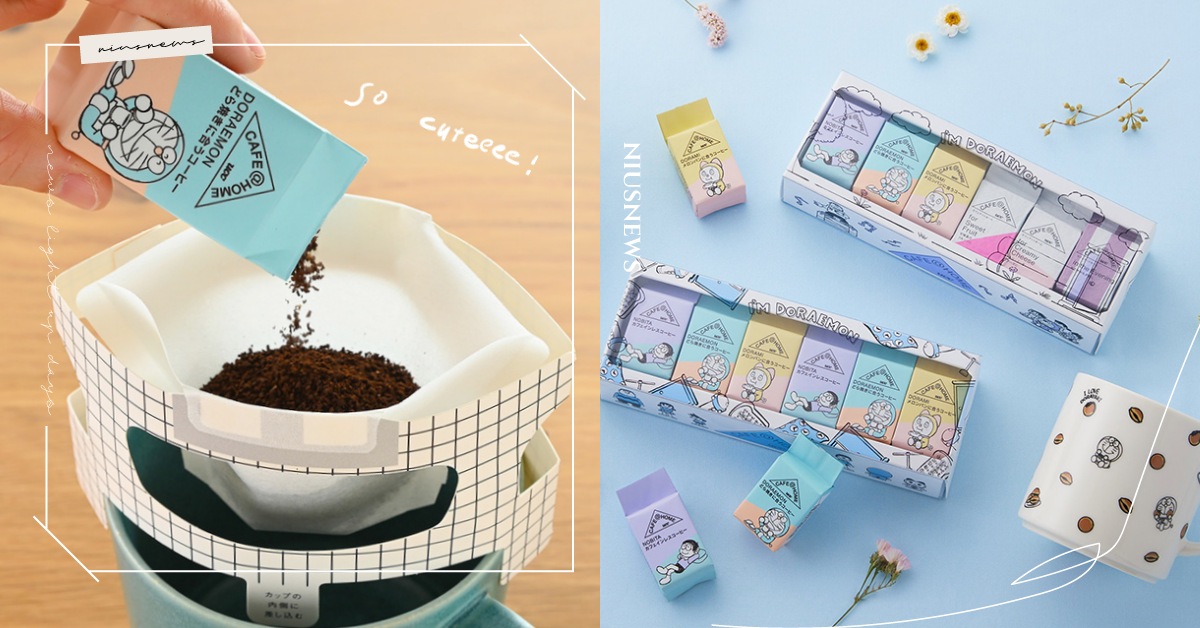 日本UCC上島咖啡《哆啦A夢》聯名商品，3款真空咖啡＋馬克杯周邊開啟每日療癒時光 哆啦A夢、日本、UCC、上島咖啡、CAFE@HOME