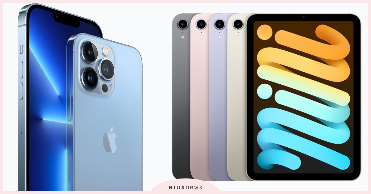 蘋果秋季發表會推7新品！紫色iPad mini、寶寶藍iPhone 13亮相 Apple、蘋果、秋季發表會、Apple Event、iPad、iPad mini、iPhone、iPhone 13