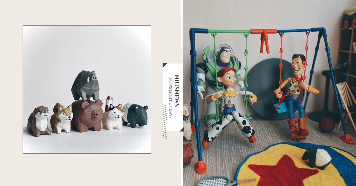 三款近期仿真扭蛋開箱！木雕動物、1:12的鞦韆和人偶T-shirt| 打翻玩具箱 扭蛋、木雕、1:12、盪鞦韆、可愛