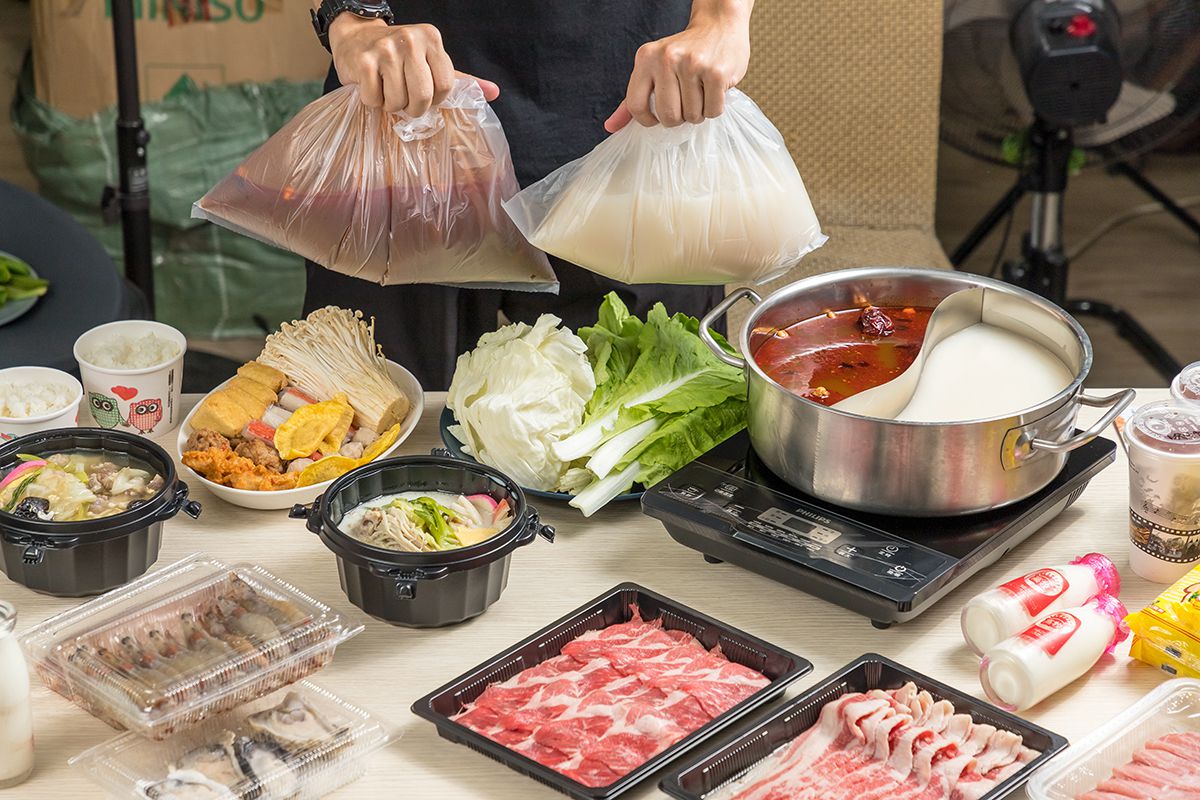 點一餐吃二餐的海陸鴛鴦全家火鍋套餐，在家也能吃出滿滿儀式感-哈肉鍋 火鍋、哈肉鍋、高雄美食