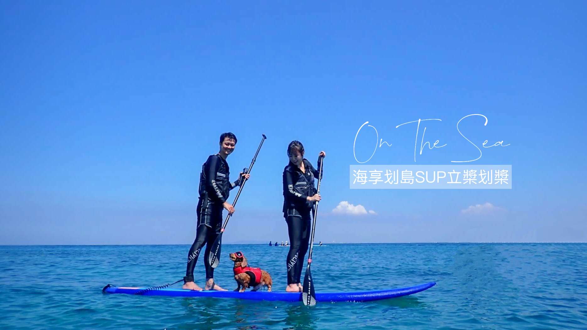 帶狗狗去小琉球！和毛小孩一起玩SUP立槳划槳！ SUP、立槳、小琉球、寵物友善、帶毛小孩吃喝玩樂