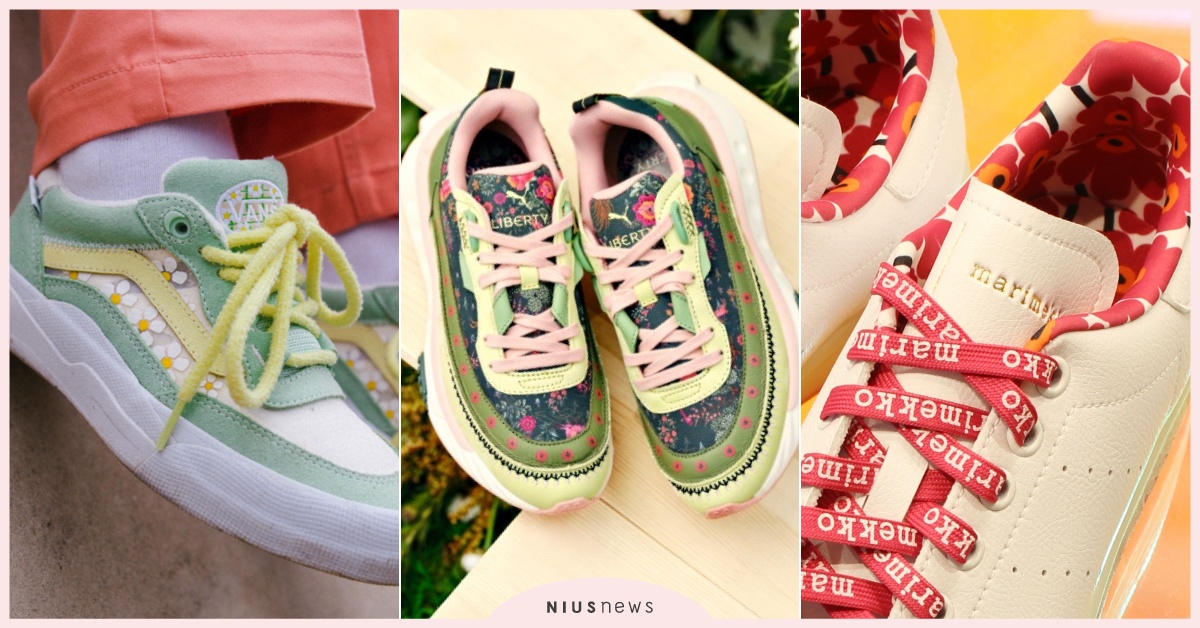 2021秋冬3雙「夢幻小花鞋」推薦！Vans小白花鞋＆adidas北歐印花聯名鞋 Marimekko聯名、Marimekko鞋、Vans鞋、Vans花鞋、adidas聯名、PUMA聯名、PUMA花鞋、2021花鞋推薦、2021聯名鞋