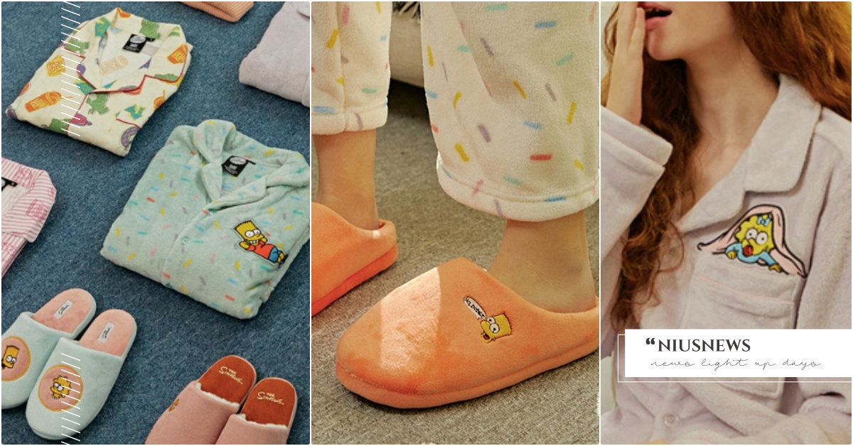 奶嘴陪你耍廢！韓牌推《辛普森家庭》聯名居家服＋毛毛拖鞋，荷馬播爆熱量款超幽默 辛普森家庭聯名、辛普森家庭居家服、SHOOPEN聯名、卡通拖鞋、花枝、霸子、辛普森家庭拖鞋