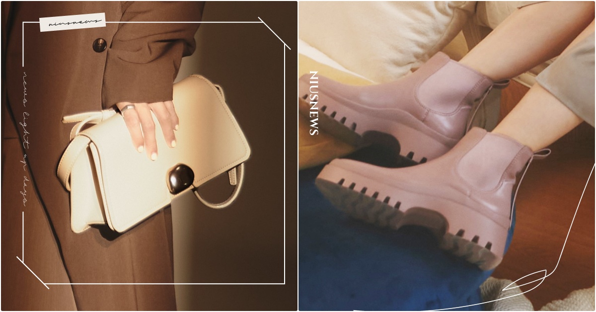 超美奶油杏小包！小CK×mouggan聯名8款「仙氣鞋包」清單，還出大長腿厚底靴 mouggan、mouggan聯名、小CK聯名、小CK、CHARLES&KEITH聯名、2021聯名包推薦、2021秋冬靴子推薦