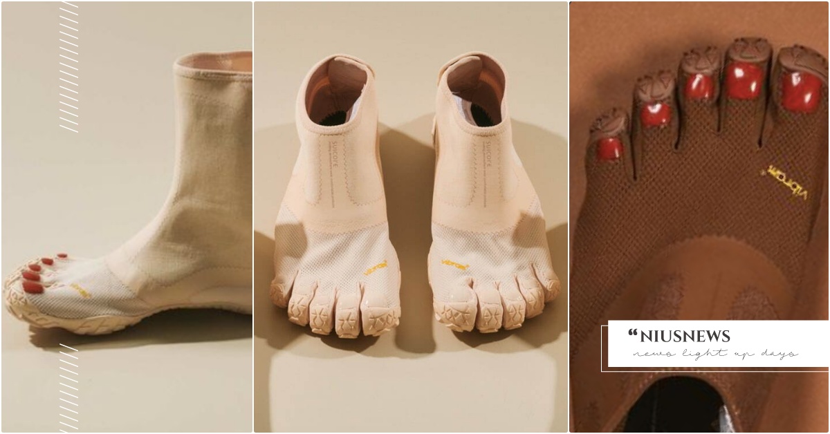 就像沒穿鞋！日牌聯名「大紅指甲油腳掌鞋」太擬真引熱議，還能量身搭膚色＆指彩 五趾鞋、腳掌鞋、腳掌靴子、日本靴、日本聯名鞋