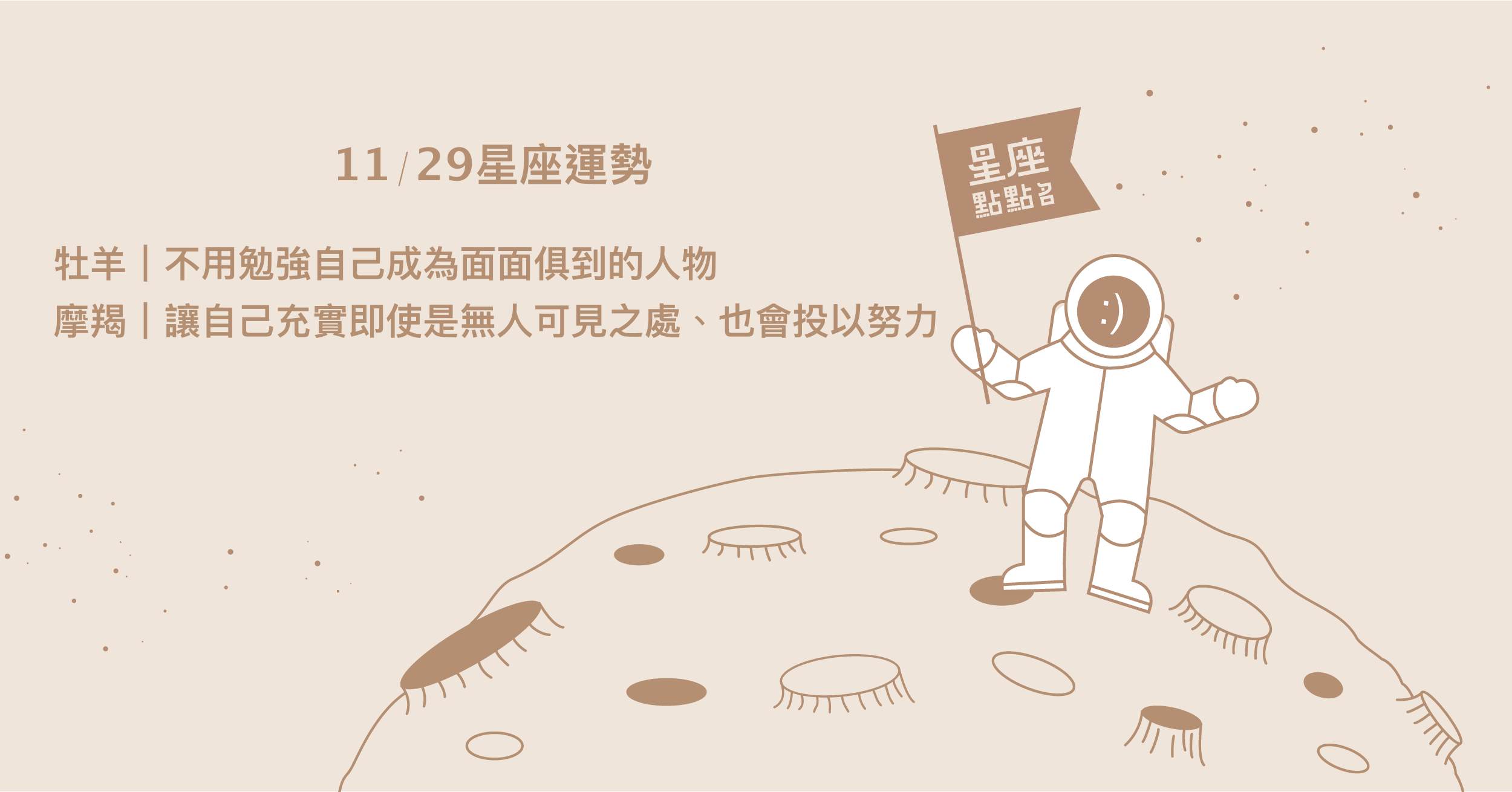 11/29星座點點名：獅子的信心會影響到自己的決策品質。每日星座進化2.0 星座運勢、當日運勢、星座點點名、每日星座進化2.0