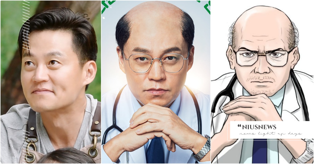 50歲李瑞鎮禿了？「地中海禿＋稀疏髮」超衝擊當《內科朴院長》，網笑：美大哥好犧牲 